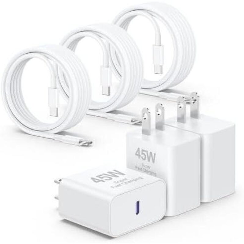 45W iPhone 17 Air 16 15 Pro Max Charger Fast Charging - 6FT/10FT 50% OFF