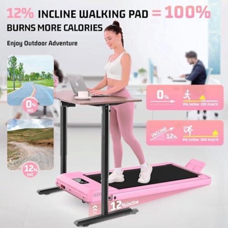 50% Off Foldable Dual Slope Treadmill - Boost Your Fitness at Home