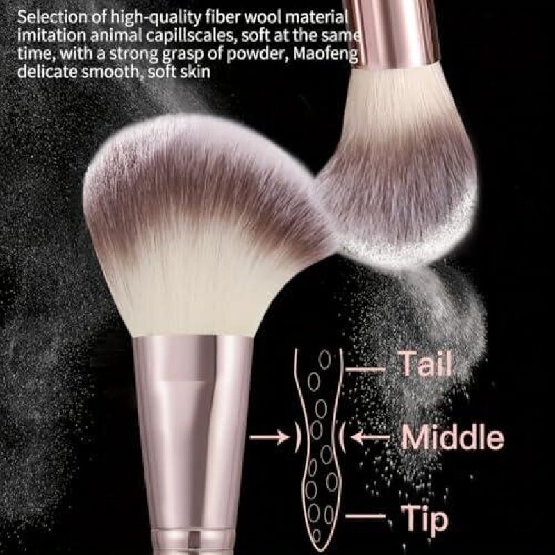 42Pcs Professional Makeup Brush Set with Beauty Blender Sponge - 50% OFF
