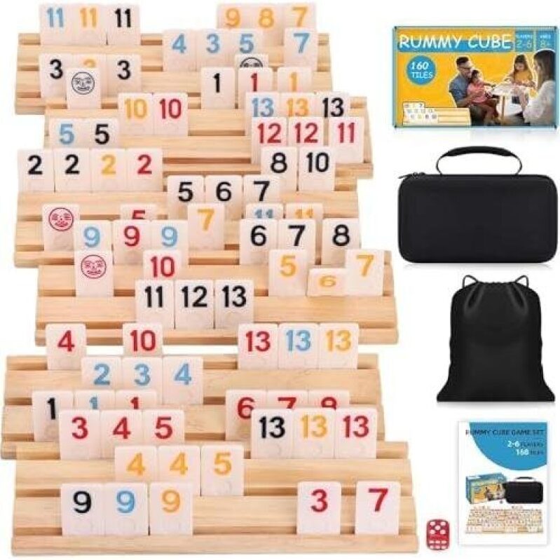 Rummy Cube 6 Player Edition - Family Board Game