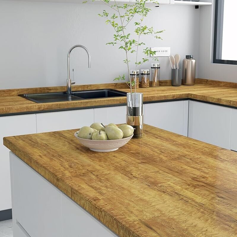 Natural Wood Contact Paper for Countertops - 15.8 x 197-inch