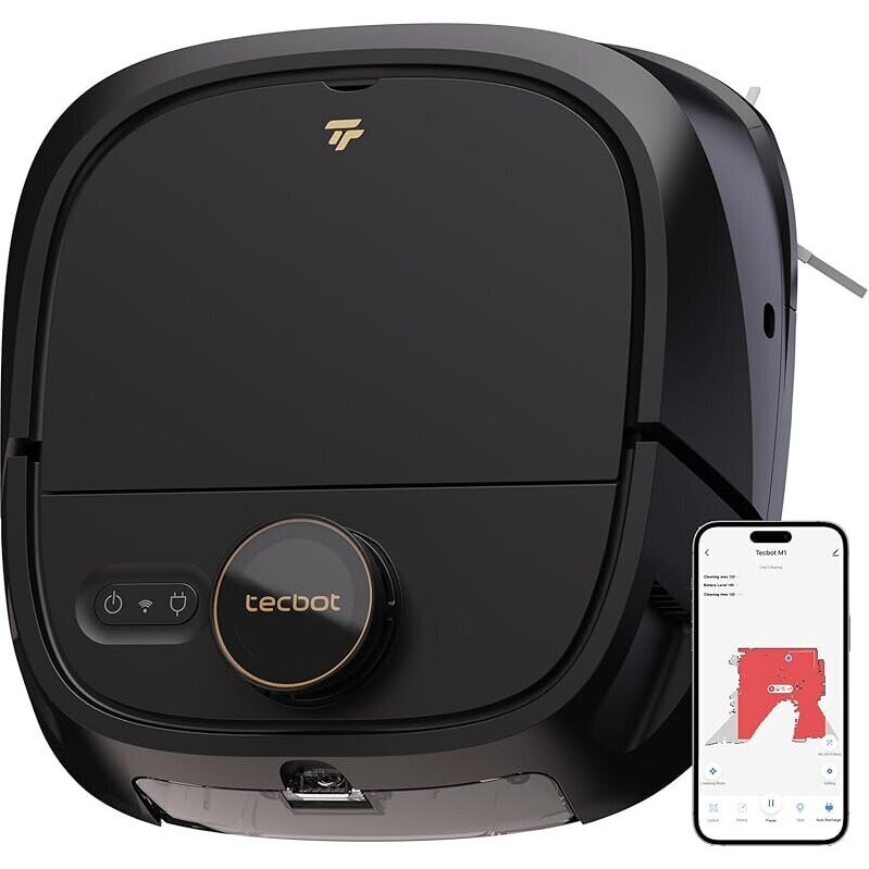 TECBOT M1 Pro Robot Vacuum and Mop - Smart Home Cleaning Solution
