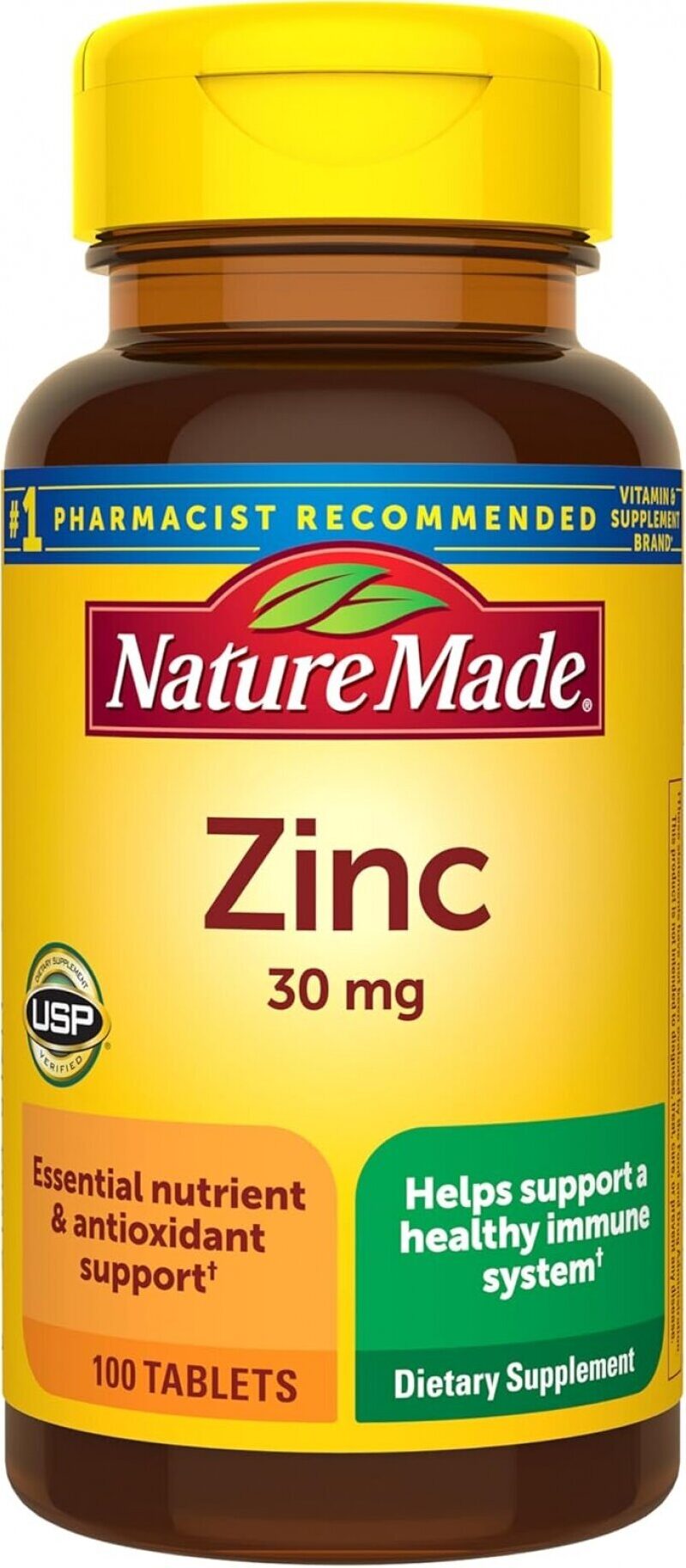Nature Made Zinc 30 mg - Immune Support Supplement