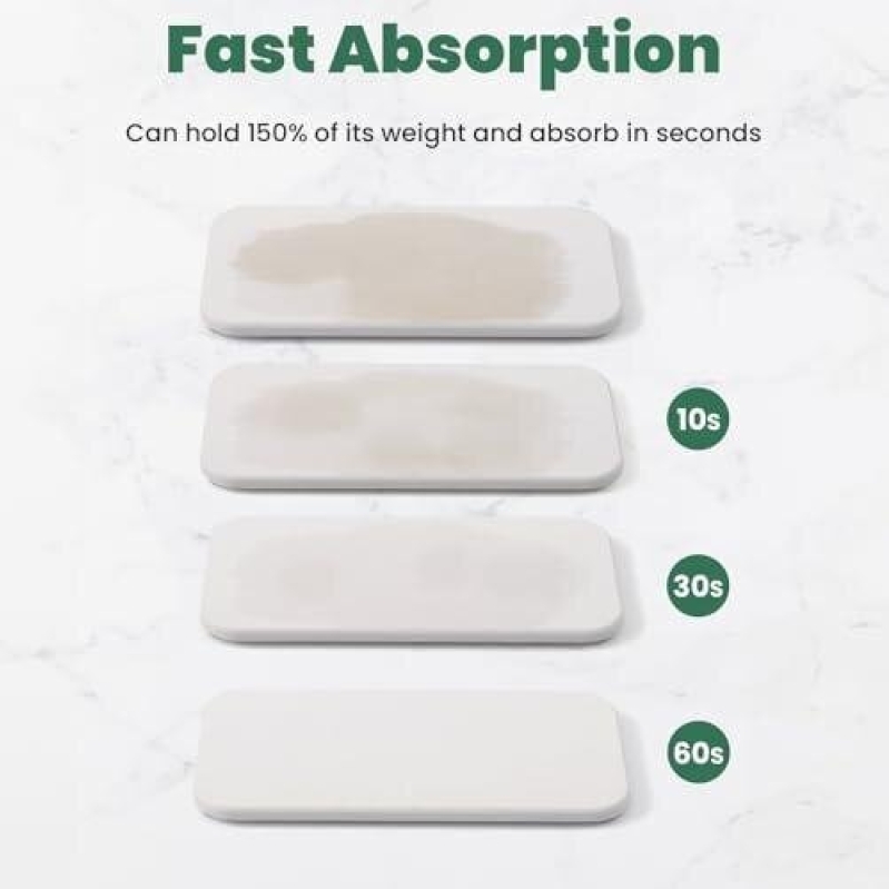 3-Piece Set of High-Efficiency Diatomaceous Earth Sink Mats - 30% Off