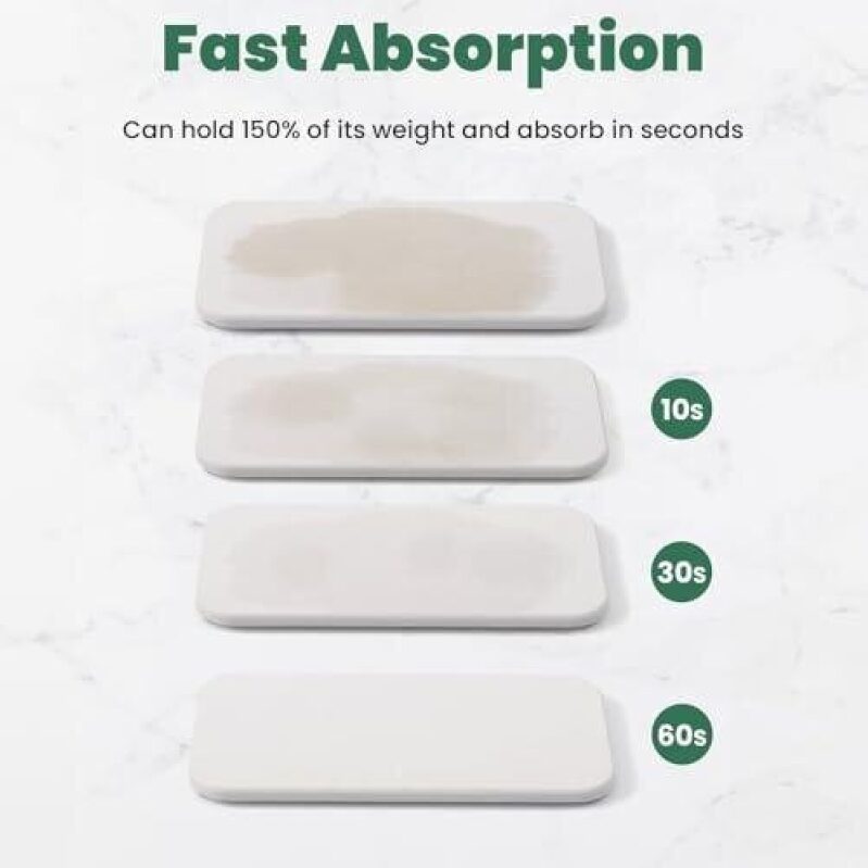 3-Piece Set of High-Efficiency Diatomaceous Earth Sink Mats - 30% Off
