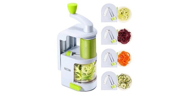 Heavy Duty 4-in-1 Vegetable Slicer - Zucchini Spiralizer