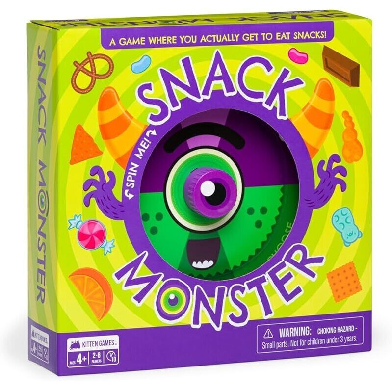 Snack Monster Card Game: A Fun Snack-Themed Game for Families