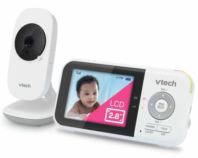 VTech VM819 Baby Monitor Camera with 2.8-inch LCD Screen