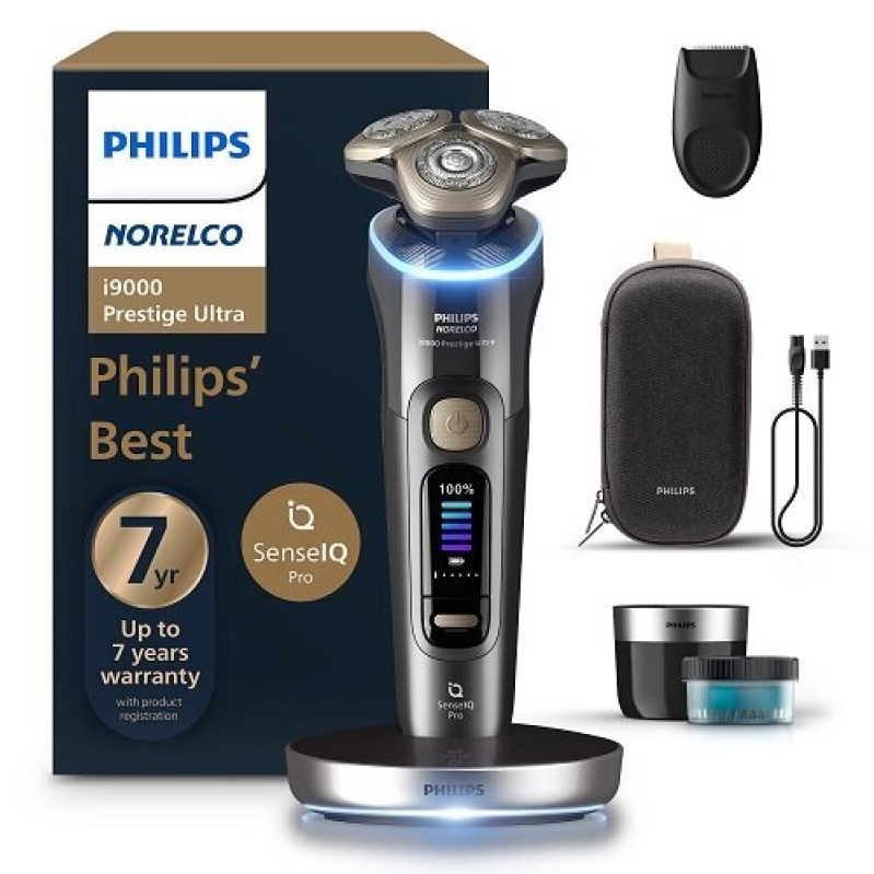 Philips Norelco Shaver i9000 Prestige Ultra: Premium Dry & Wet Shaving