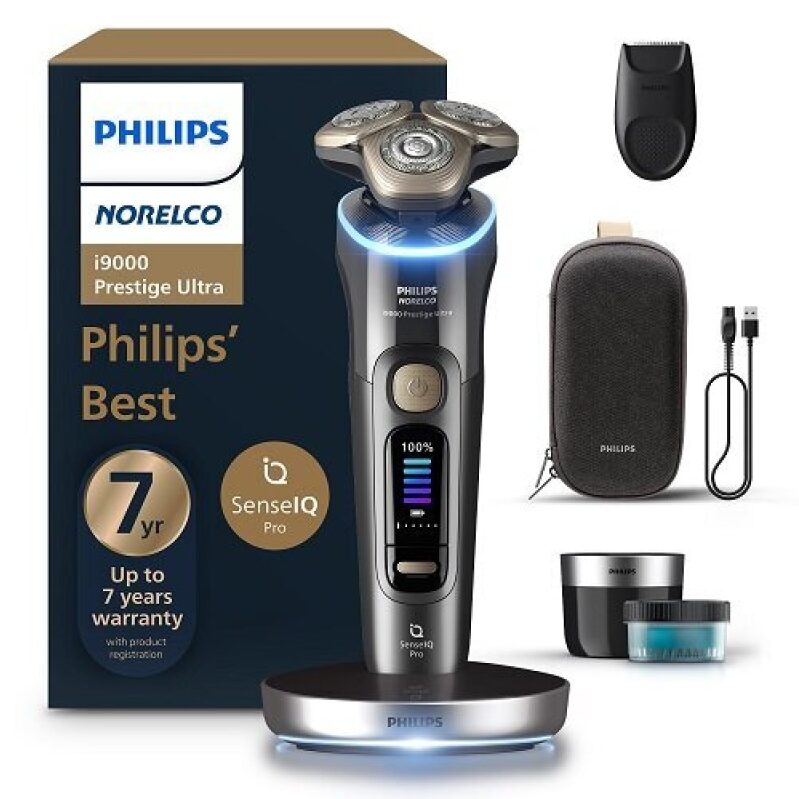 Philips Norelco Shaver i9000 Prestige Ultra: Premium Dry & Wet Shaving