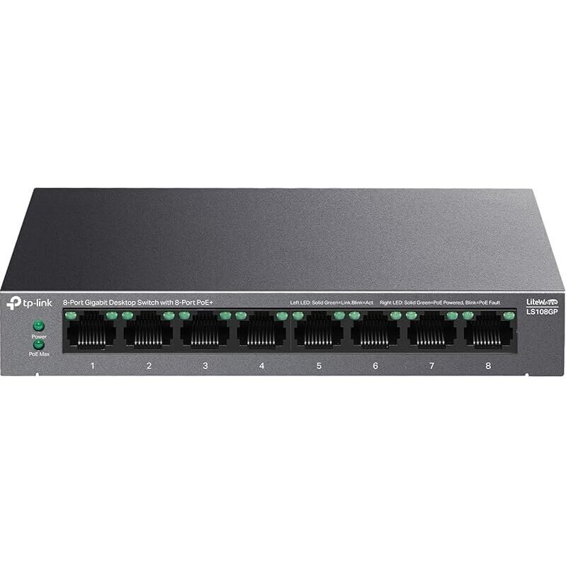 Boost Your Network with TP-Link LS108GP PoE Switch