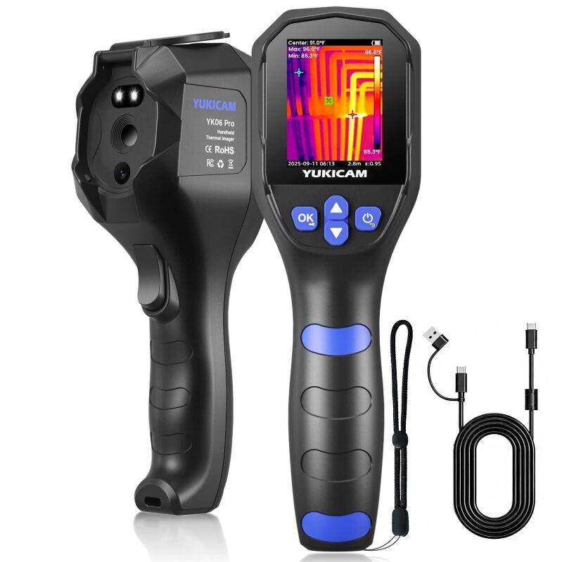 YuKiCam 240×240 Infrared Thermal Imaging Camera with Dual-Light Fusion