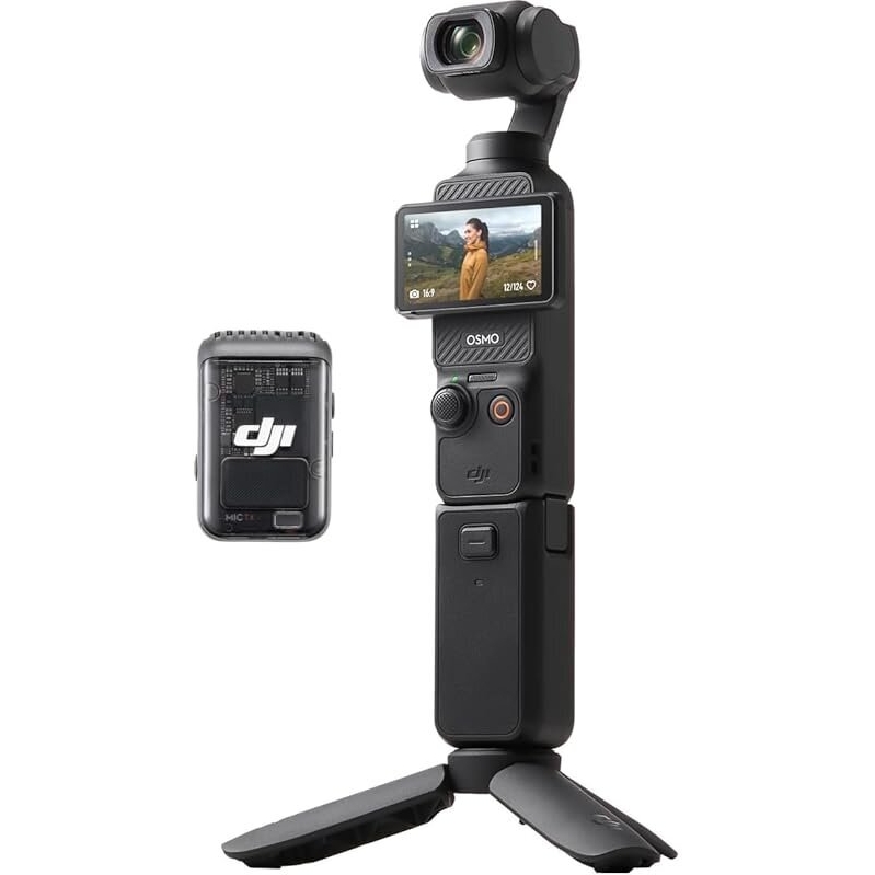 DJI Osmo Pocket 3 Creator Combo - 3-Axis Stabilized 4K Vlogging Camera