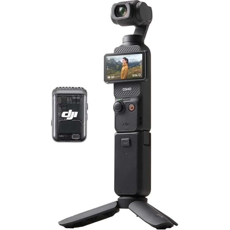 DJI Osmo Pocket 3 Creator Combo - 3-Axis Stabilized 4K Vlogging Camera