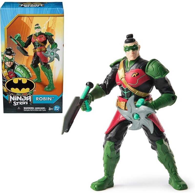 DC Comics Batman Battle Clash 6-in Ninja Strike Robin Action Figure - Action-Packed Play