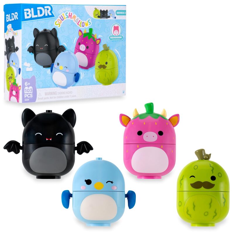 BLDR Buildable Squishmallows Figure 4-Pack - Ultimate Collection