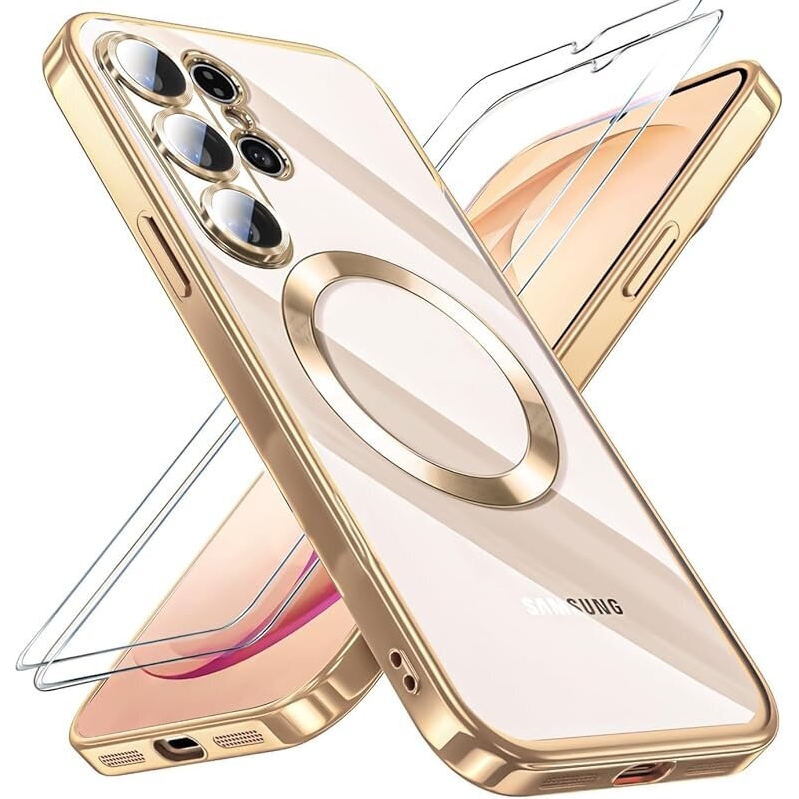 Elegant QiiStar Case for Samsung Galaxy S26 Ultra with Premium Screen Protector