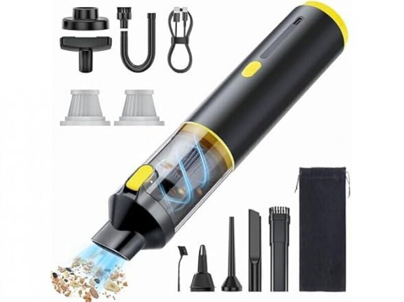 CROS Cordless Car Vacuum: 21000Pa Suction Power for Cars, Homes & Pets