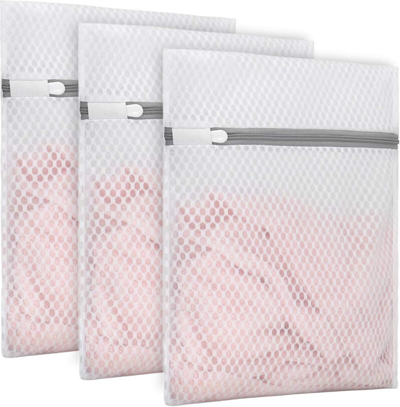 3-Pack Premium Honeycomb Mesh Laundry Bags for Delicates