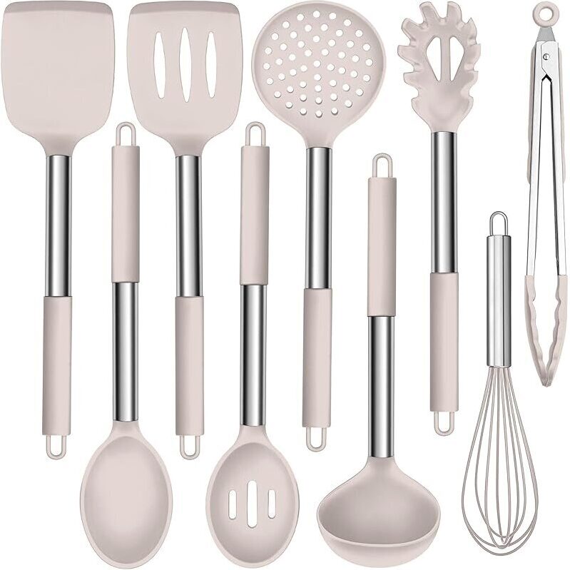 9-Piece Silicone Utensils Set - Versatile Kitchen Essentials