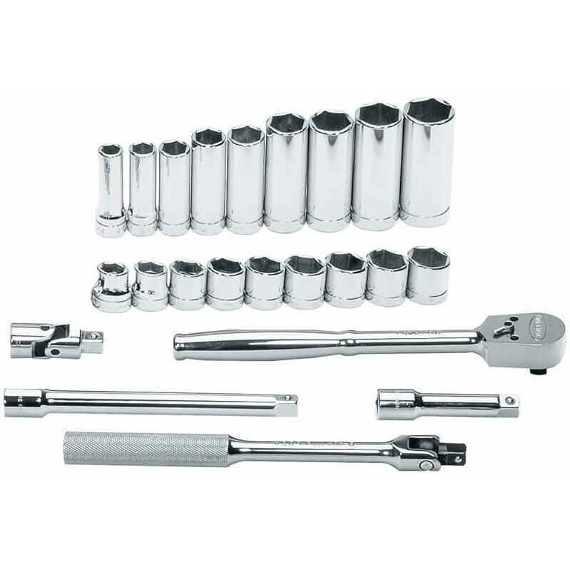 Williams WSB-23HF 23-Piece 3/8-Inch Drive Socket and Drive Tool Set