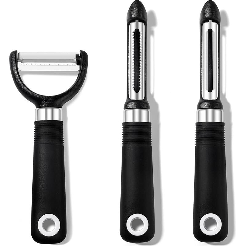Rainspire 3-Piece Peeler Set - Efficient, Safe, and Durable Kitchen Tools