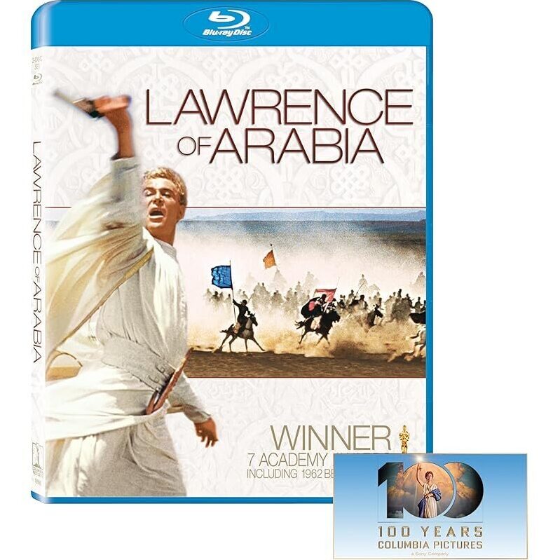 Lawrence of Arabia (Restored Version) Blu-ray: Classic Epic Film with Academy Awards