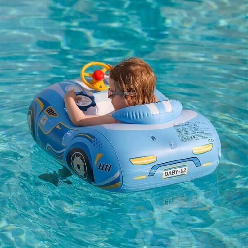 Affordable Baby Pool Float with 3D Car Design - Perfect for Summer Fun