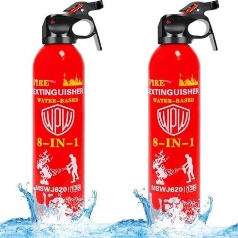 WPW 8-in-1 Water-Based Fire Extinguisher - 620ml - 40% Off