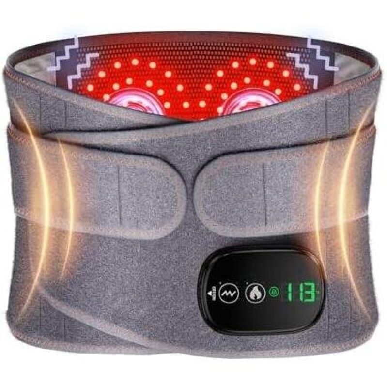 Triple-Speed Adjustable Heat Massage Belt - Wireless Touch Control + 180 Min Battery Life