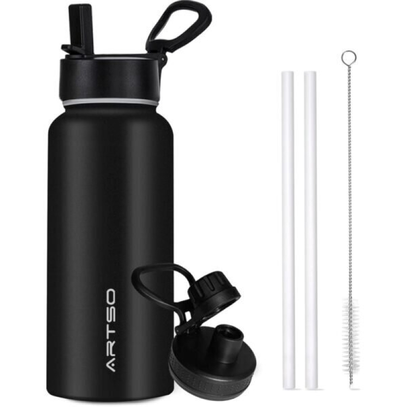 ARTSO 32 oz Insulated Water Bottle - Premium Stainless Steel for All-Day Hydration