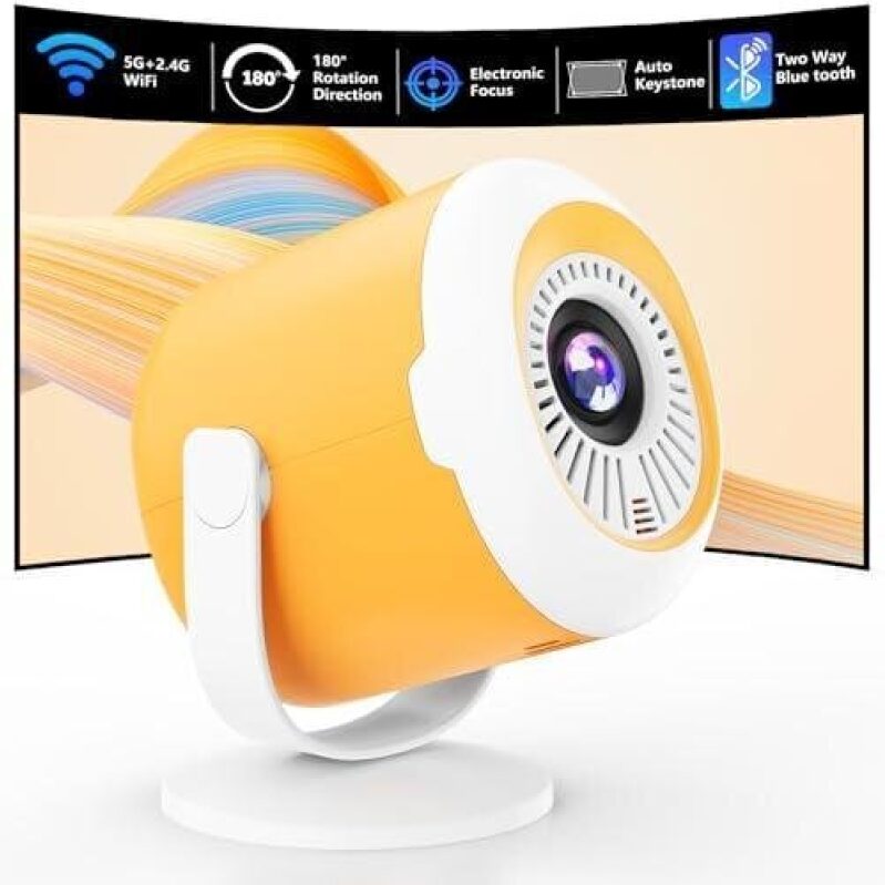 Portable WiFi Bluetooth LED Mini Projector - 50% Discount