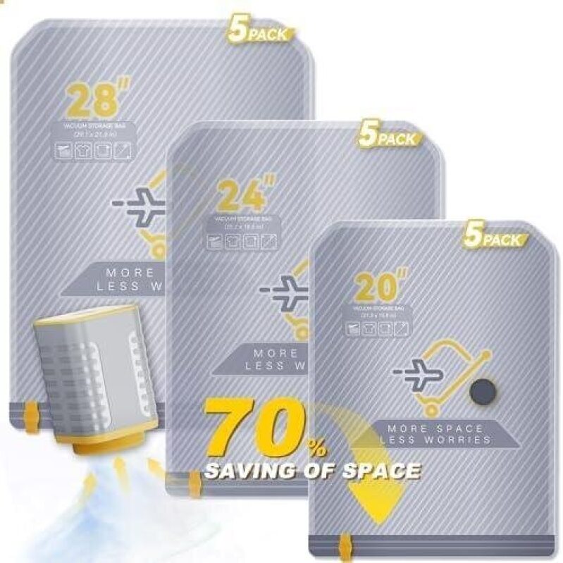 Vacuum Storage Bags - Maximize Space & Save Big