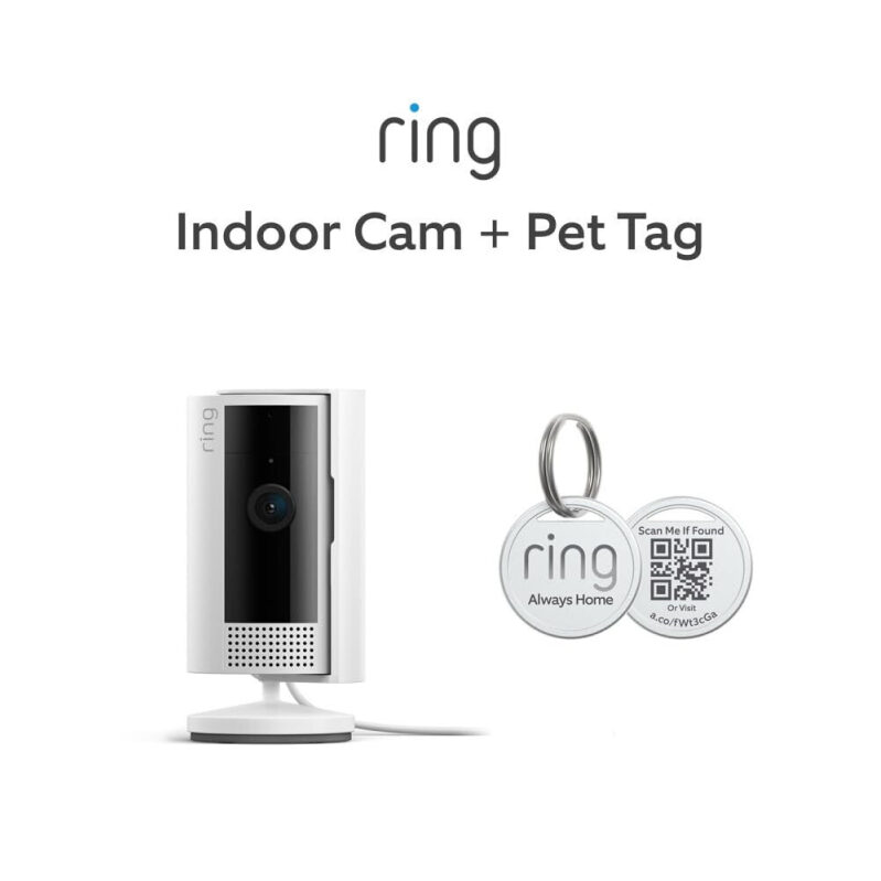 Ring Indoor Cam 2nd Gen with Pet Tag - Affordable Indoor Security