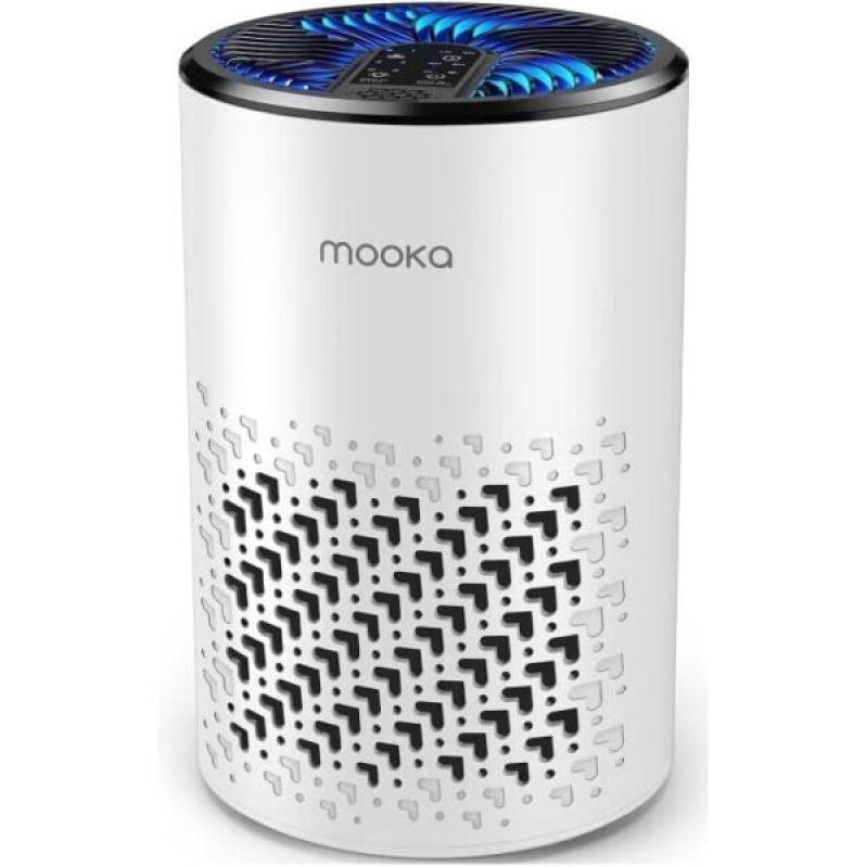 MOOKA Air Purifier: Powerful HEPA Filtration, Quiet Operation, 50% Discount