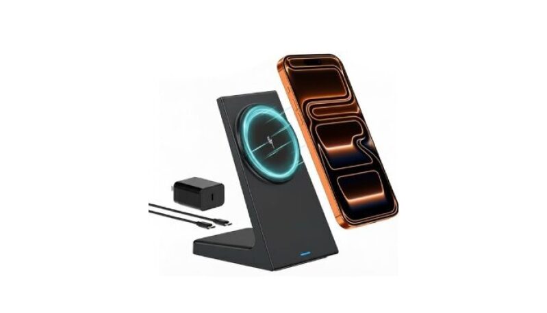 Magnetic Wireless Charger Stand for iPhone & AirPods - Fast Charging, Stable, Multi-Device