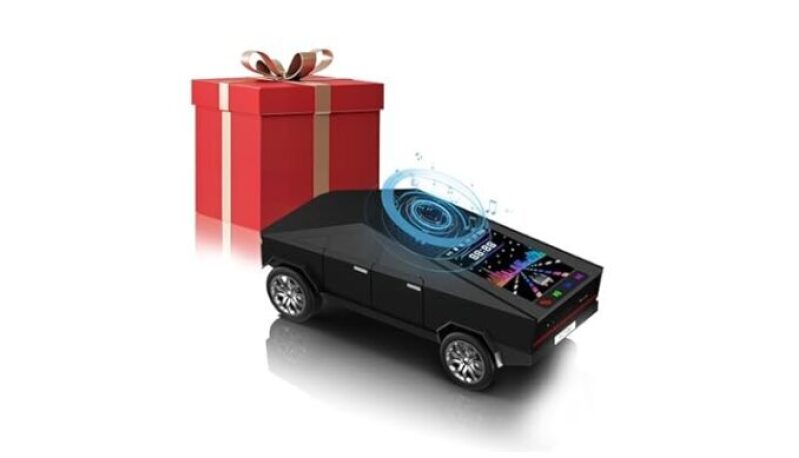 Mini Wireless Car Bluetooth Speaker with LED Lights and FM Radio