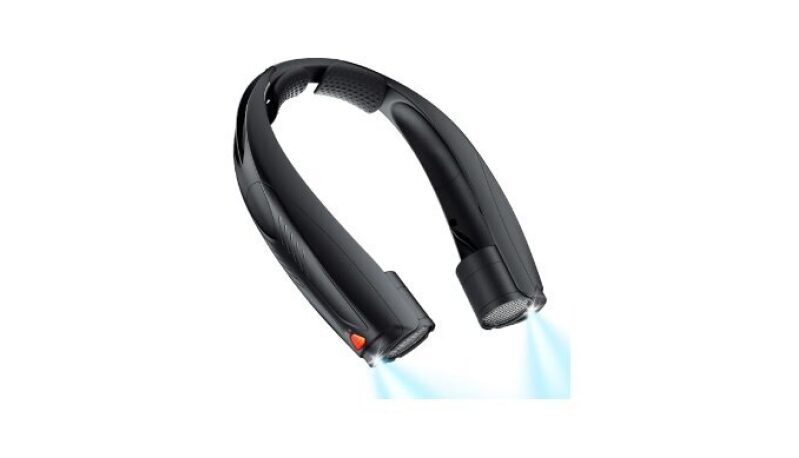 Portable Neck Fan by Funaudio - Ideal for Travel and Outdoor Activities