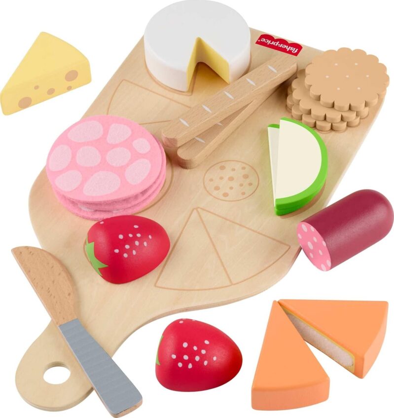 Wooden Charcuterie Board Playset for Kids
