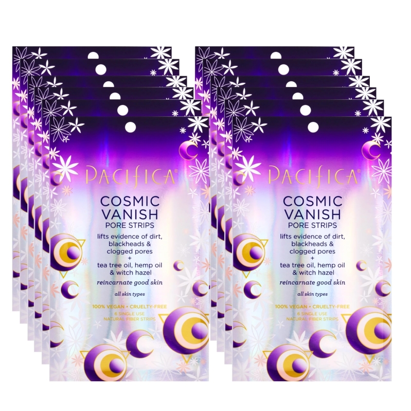 12-Pack Pacifica Blackhead Remover Pore Strips Cosmic Vanish