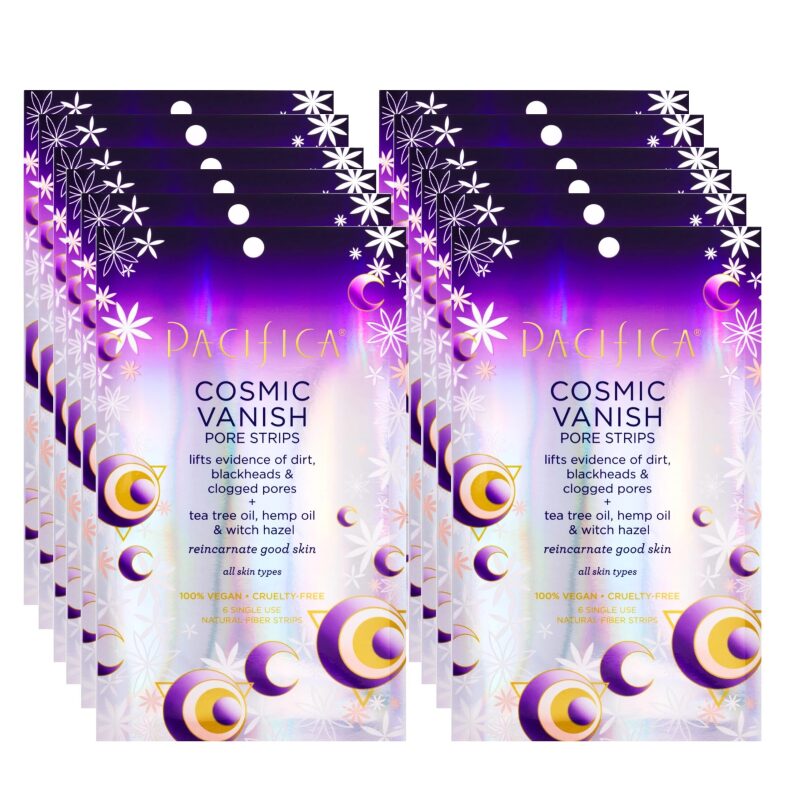 12-Pack Pacifica Blackhead Remover Pore Strips Cosmic Vanish
