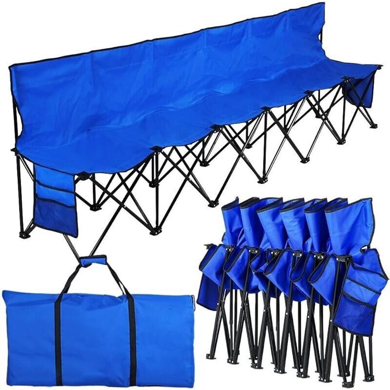 Yaheetech Foldable Sideline Bench: Durable, Portable, and Space-Saving Seating Solution