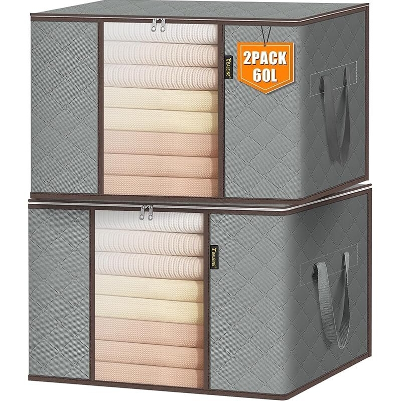 Maximize Closet Space with Yolene's 2-Pack Baleine Clothes Storage Bags