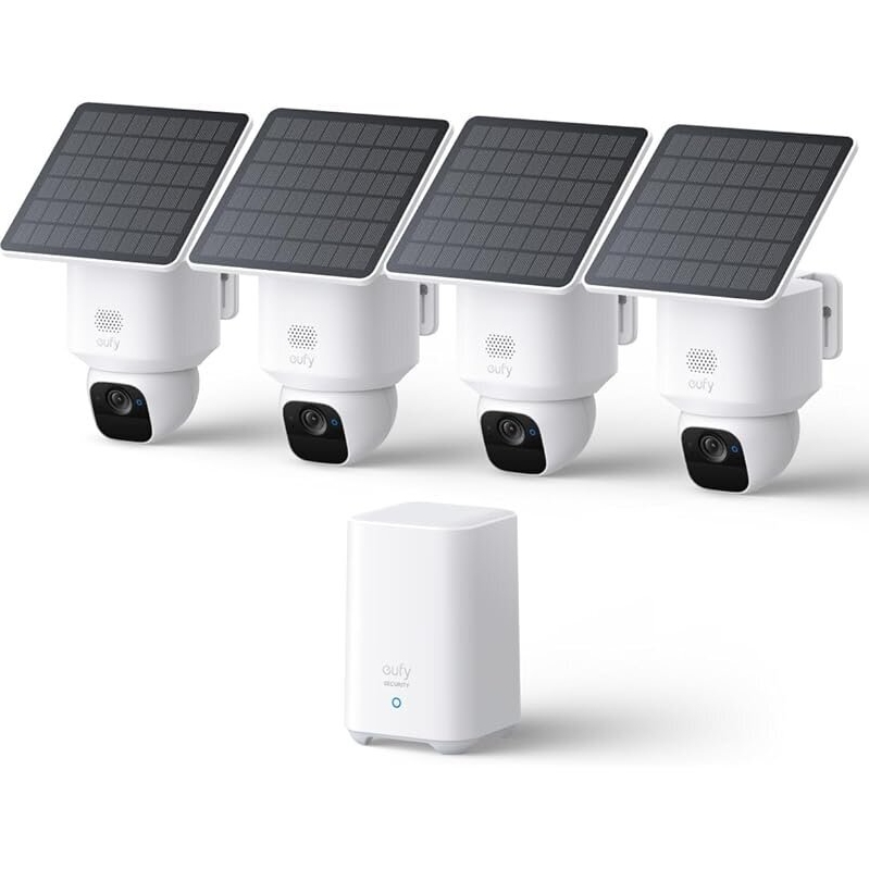 Eufy Security SoloCam E30 4-Cam Pack Kit - Comprehensive Home Surveillance
