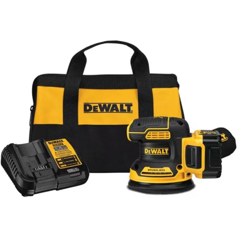 Powerful 20V MAX XR Random Orbital Sander with Battery and Charger