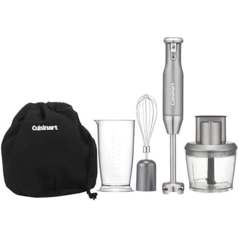 Refurbished Cuisinart HB-400PCFR Immersion Blender & Food Processor - High Performance Kitchen Essential