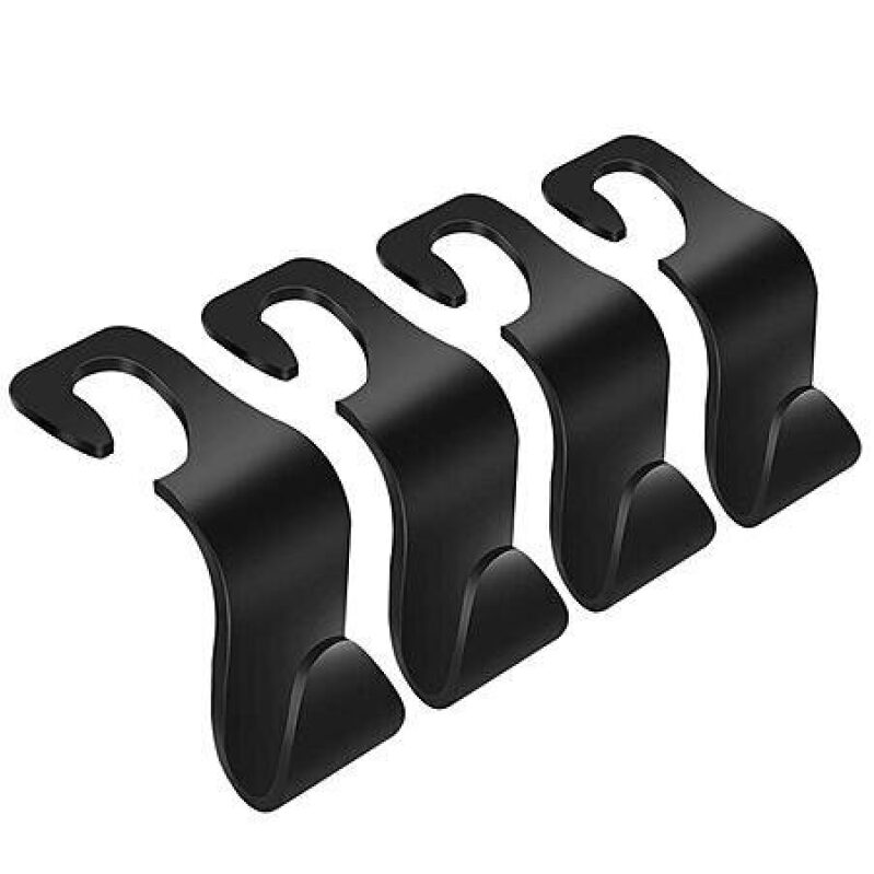 Affordable 4-Pack Car Seat Headrest Hook Organizer - Ideal for Car Organization