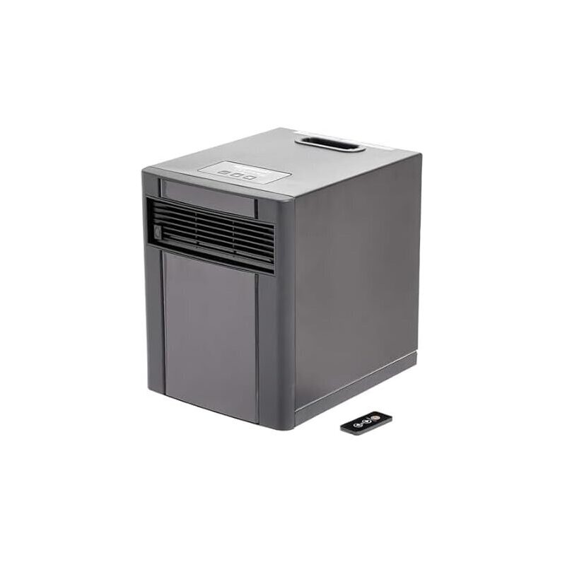 Amazon Basics Portable Space Heater with Remote Control - Reliable and Efficient Heating