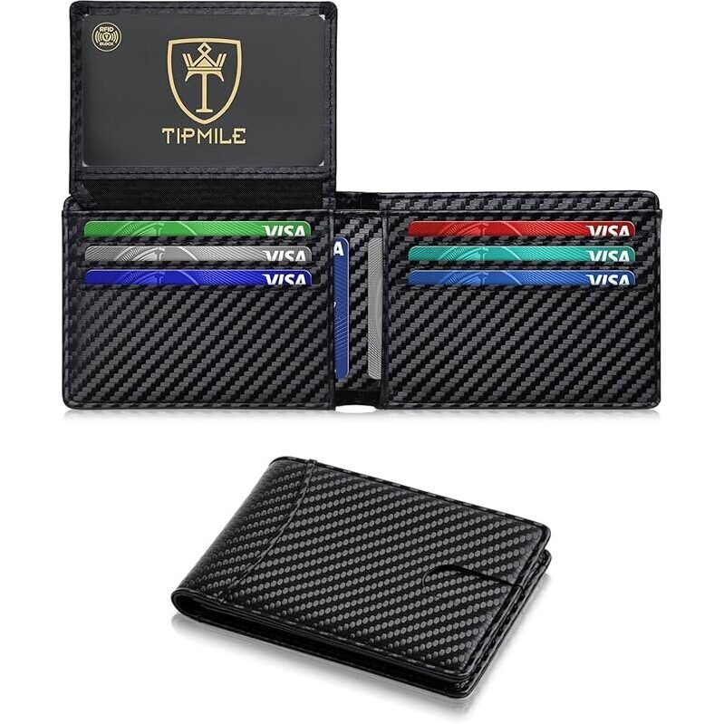 Tipmile Slim RFID Blocking Wallet Credit Card Holder