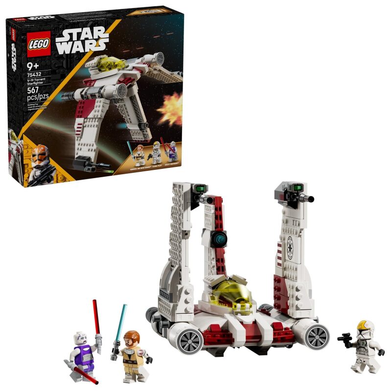 LEGO Star Wars V-19 Torrent Starfighter Building Set - Galactic Missions Await